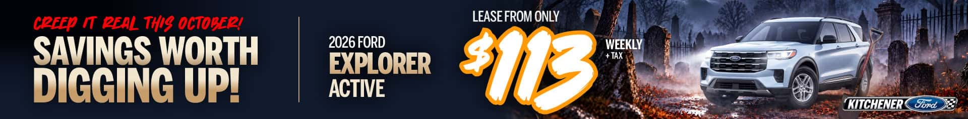 2026 Ford explorer Clear Out
